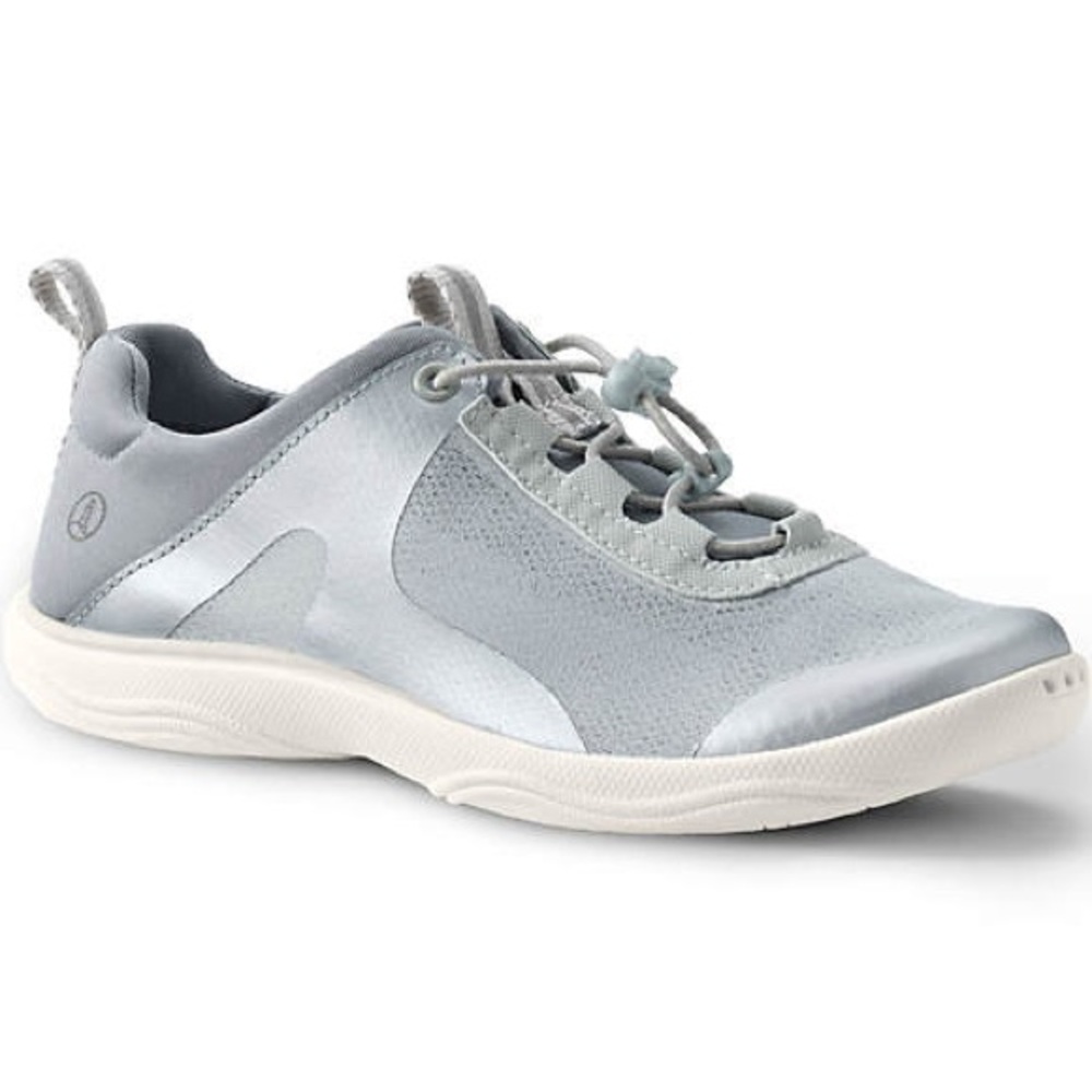 LANDS’ END Women’s Silver Water Shoes | Size 10